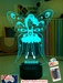 Fairy Princess Personalised Name 3D LED Night Light Lamp - KustomboxNight Lights & Ambient LightingKustomboxStandard