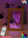 Fairy Princess Sparkles Personalised Name Timber Frame base USB 3D LED Night Light + Remote - KustomboxNight Lights & Ambient LightingKustomboxTimber Frame Light