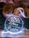 Family Name Christmas Flowers Personalised Name Bauble Light Decoration - KustomboxNight Lights & Ambient LightingKustomboxBauble - Standard Size