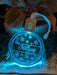 Family Name Christmas Snow Flakes Personalised Bauble Light Decoration - KustomboxNight Lights & Ambient LightingKustomboxBauble - Standard Size