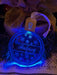 Family Name Christmas Snow Flakes Personalised Bauble Light Decoration - KustomboxNight Lights & Ambient LightingKustomboxBauble - Standard Size