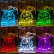 Family Name Christmas Tree Personalised Name Bauble Light Decoration - KustomboxNight Lights & Ambient LightingKustomboxBauble - Standard Size