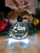 First Christmas 2024 Personalised Name Tree Bauble Light Decoration - KustomboxNight Lights & Ambient LightingKustomboxBauble - Standard Size