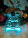 First Christmas 2024 Personalised Name Tree Bauble Light Decoration - KustomboxNight Lights & Ambient LightingKustomboxBauble - Standard Size