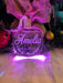 First Christmas 2024 Personalised Name Tree Bauble Light Decoration - KustomboxNight Lights & Ambient LightingKustomboxBauble - Standard Size