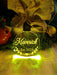 First Christmas 2024 Personalised Name Tree Bauble Light Decoration - KustomboxNight Lights & Ambient LightingKustomboxBauble - Standard Size