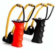 Fishing Burley Catapult Launcher with Ergonomic Grip & Spare Rubbers - KustomboxKustomboxBlack Handle Pack