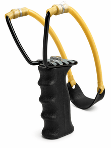 Fishing Burley Catapult Launcher with Ergonomic Grip & Spare Rubbers - KustomboxKustomboxBlack Handle Pack