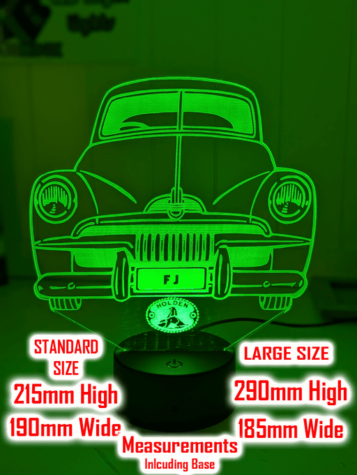 FJ Holden Classic Vintage Car 1953 - 1956 3D LED Night Light Lamp - KustomboxNight Lights & Ambient LightingKustomboxStandard Size - No Name
