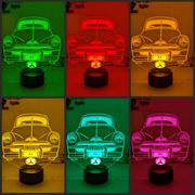 FJ Holden Classic Vintage Car 1953 - 1956 3D LED Night Light Lamp - KustomboxNight Lights & Ambient LightingKustomboxStandard Size - No Name