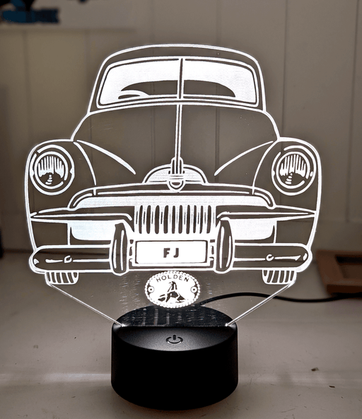 FJ Holden Classic Vintage Car 1953 - 1956 3D LED Night Light Lamp - KustomboxNight Lights & Ambient LightingKustomboxStandard Size - No Name
