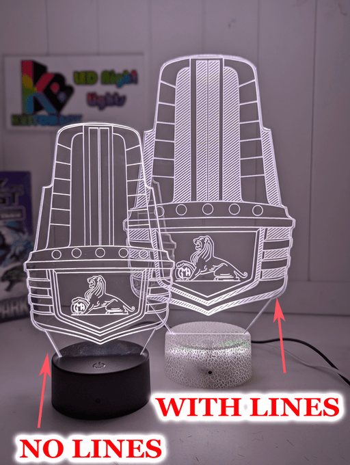 FJ HOLDEN Front Grill Emblem Logo Custom 3D LED Light Night Lamp - KustomboxNight Lights & Ambient LightingKustomboxStandard Size