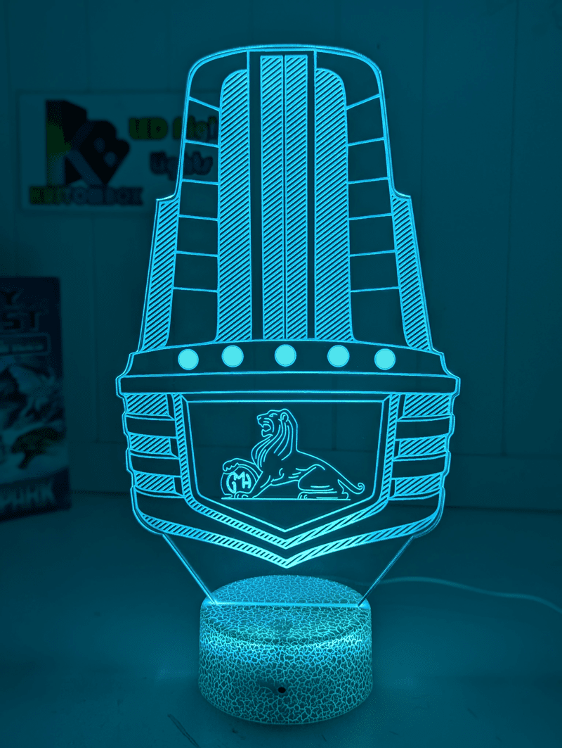 FJ HOLDEN Front Grill Emblem Logo Custom 3D LED Light Night Lamp - KustomboxNight Lights & Ambient LightingKustomboxStandard Size