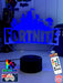 Fortnite Game Logo 3D LED Night Light Lamp for Gamers Room - KustomboxNight Lights & Ambient LightingKustomboxStandard Size 220mm High - No Name