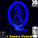 Freddie Mercury Queen Music 3D LED Night Light Lamp - KustomboxNight Lights & Ambient LightingKustomboxStandard Size