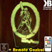 Freddie Mercury Queen Music 3D LED Night Light Lamp - KustomboxNight Lights & Ambient LightingKustomboxStandard Size