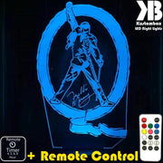 Freddie Mercury Queen Music 3D LED Night Light Lamp - KustomboxNight Lights & Ambient LightingKustomboxStandard Size