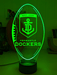 Freemantle Dockers Australian Football Club 3D LED Night Light - KustomboxNight Lights & Ambient LightingKustomboxStandard Size
