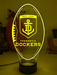 Freemantle Dockers Australian Football Club 3D LED Night Light - KustomboxNight Lights & Ambient LightingKustomboxStandard Size
