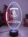 Freemantle Dockers Australian Football Club 3D LED Night Light - KustomboxNight Lights & Ambient LightingKustomboxStandard Size