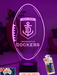 Freemantle Dockers Australian Football Club 3D LED Night Light - KustomboxNight Lights & Ambient LightingKustomboxStandard Size