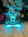 French Bulldog Dog Personalised Name Christmas Light Bauble Decoration - KustomboxNight Lights & Ambient LightingKustomboxBauble - Standard Size