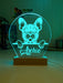 French Bulldog Pet Personalised Name 3D LED Room Light Decor - KustomboxNight Lights & Ambient LightingKustomboxStandard Size