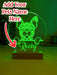 French Bulldog Pet Personalised Name 3D LED Room Light Decor - KustomboxNight Lights & Ambient LightingKustomboxStandard Size