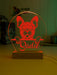French Bulldog Pet Personalised Name 3D LED Room Light Decor - KustomboxNight Lights & Ambient LightingKustomboxStandard Size
