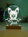 French Bulldog Pet Personalised Name 3D LED Room Light Decor - KustomboxNight Lights & Ambient LightingKustomboxStandard Size
