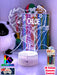 Frozen Elsa Personalised Name 3D LED Night Light Childrens Lamp - KustomboxNight Lights & Ambient LightingKustomboxStandard Size - No Name
