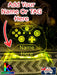 Gaming Controller Personalised Bauble Decoration 3D Light Ups - KustomboxNight Lights & Ambient LightingKustomboxBauble - Standard Size