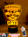 Geelong Cats Australian Football Club 3D LED Night Light Lamp - KustomboxNight Lights & Ambient LightingKustomboxStandard Size