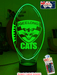 Geelong Cats Football Australian Football Club 3D LED Night Light - KustomboxNight Lights & Ambient LightingKustomboxStandard Size