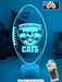 Geelong Cats Football Australian Football Club 3D LED Night Light - KustomboxNight Lights & Ambient LightingKustomboxStandard Size