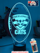 Geelong Cats Football Australian Football Club 3D LED Night Light - KustomboxNight Lights & Ambient LightingKustomboxStandard Size