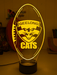 Geelong Cats Football Australian Football Club 3D LED Night Light - KustomboxNight Lights & Ambient LightingKustomboxStandard Size