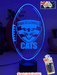 Geelong Cats Football Australian Football Club 3D LED Night Light - KustomboxNight Lights & Ambient LightingKustomboxStandard Size