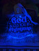 God Bless You At Christmas Bauble 3d LED Night Light Decoration - KustomboxNight Lights & Ambient LightingKustomboxBauble - Standard Size