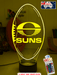 Gold Coast Suns Australian Football Club 3D LED Night Light Lamp - KustomboxNight Lights & Ambient LightingKustomboxStandard Size