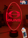 Gold Coast Suns Australian Football Club 3D LED Night Light Lamp - KustomboxNight Lights & Ambient LightingKustomboxStandard Size