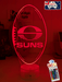Gold Coast Suns Australian Football Club 3D LED Night Light Lamp - KustomboxNight Lights & Ambient LightingKustomboxStandard Size