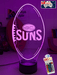 GOLD COAST SUNS Australian Football Club 3D LED Night Light - KustomboxNight Lights & Ambient LightingKustomboxStandard Size