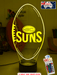 GOLD COAST SUNS Australian Football Club 3D LED Night Light - KustomboxNight Lights & Ambient LightingKustomboxStandard Size