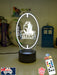 Gold Coast Titans Rugby League Club 3D LED Night Light - KustomboxNight Lights & Ambient LightingKustomboxStandard Size