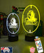 Gold Coast Titans Rugby League Club 3D LED Night Light - KustomboxNight Lights & Ambient LightingKustomboxStandard Size