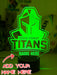 Gold Coast Titans Rugby League Football 3D LED Night Light - KustomboxNight Lights & Ambient LightingKustomboxStandard Size