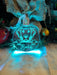 Golden Retriever Dog Personalised Name Christmas Light Bauble Decoration - KustomboxNight Lights & Ambient LightingKustomboxBauble - Standard Size