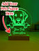 Golden Retriever Pet Personalised Name 3D LED Room Light Decor - KustomboxNight Lights & Ambient LightingKustomboxStandard Size