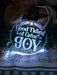 Good Tidings of Joy Christmas Bauble 3d LED Night Light Decoration - KustomboxNight Lights & Ambient LightingKustomboxBauble - Standard Size